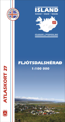 Fljótsdalshérað 1:100 000 - Atlaskort 27