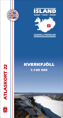 Kverkfjöll 1:100 000 - Atlaskort 22