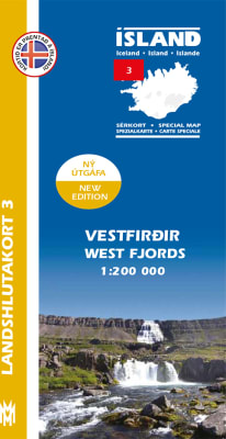 Vestfirðir 1:200 000: Landshlutakort 3