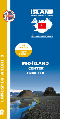 Mið-Ísland 1:200 000: Landshlutakort 8