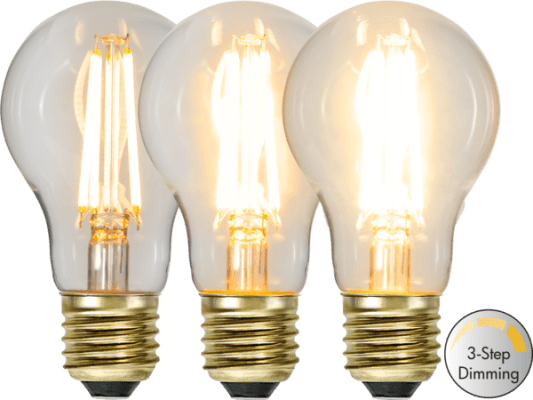 LED LAMP E27 A60 3-STEP CLICK
