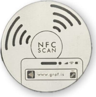 NFC scan Tag instagram (sjá GIF)