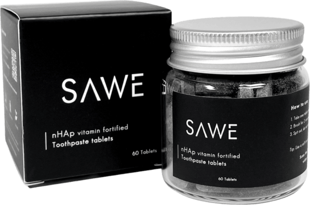 nHAp Charcoal Tannkremstöflur