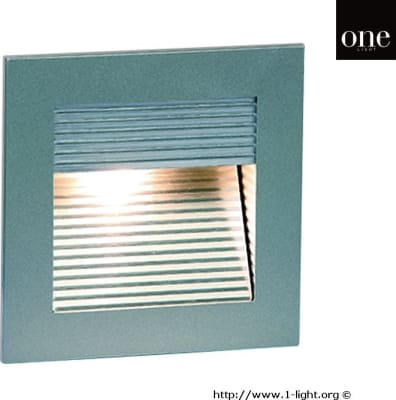 One Light GREY WALL RECESSED WARMW IP20