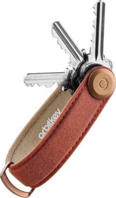 Orbitkey - Waxed Canvas - Brick Red