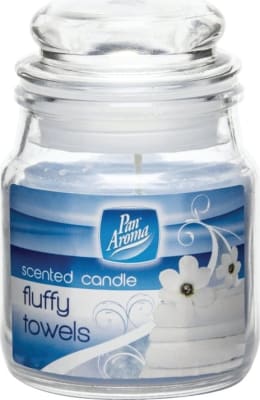 Pan Aroma ilmkerti í krukku með loki, lítið / Fluffy Towels