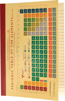 Stílabók - Periodic Table A5 Notebook