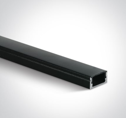 PRÓFÍLL 2 METRAR Black +PC black diffuser