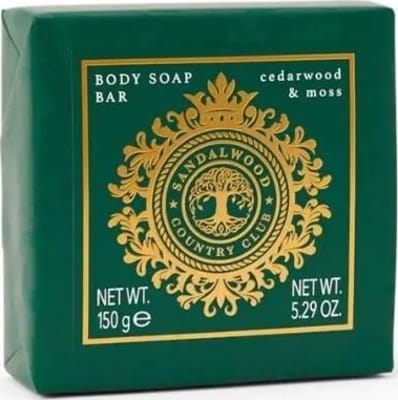 Sandalwood Country Club Green Signature Cedarwood & Moss Sápustykki 150 gr