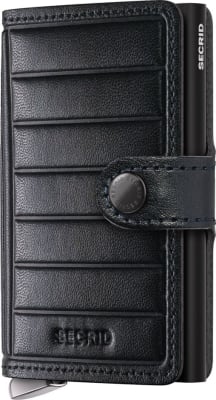 Secrid Miniwallet - Emboss Lines - Black