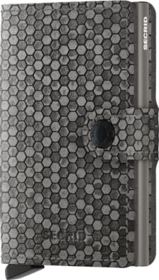 Secrid Miniwallet - Hexagon Grey
