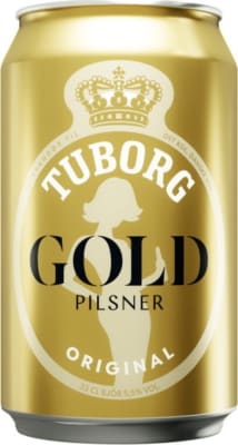 Tuborg Gold / 12 dósir