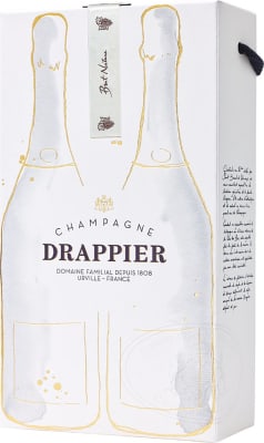 Tveggja flösku gjafakassi frá Drappier - stakur