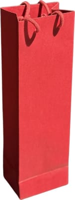 Tveggja flösku gjafapoki (rauðir/svartir)