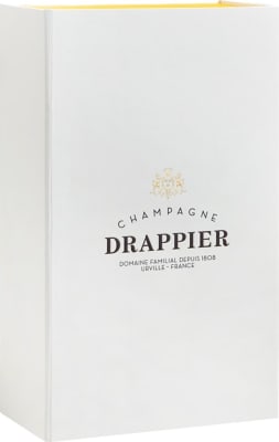 Tveggja flösku harðspjalda gjafakassi frá Drappier