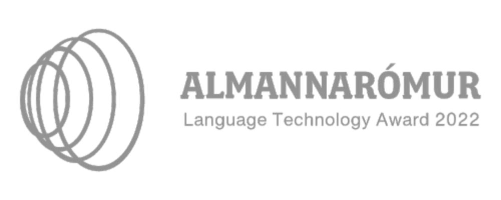 Aha.is won the first ever Language Technology Award in 2022