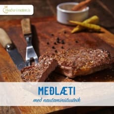 Meðlæti með Nautamínútusteik