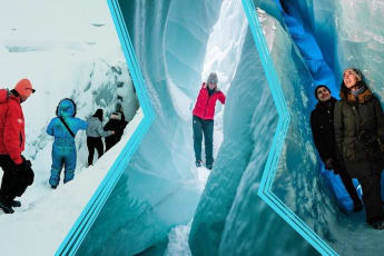 Íshella- og jöklaskoðun fyrir tvo með Sleipnir Glacier Tours