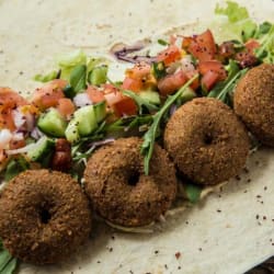 Júmbó falafel