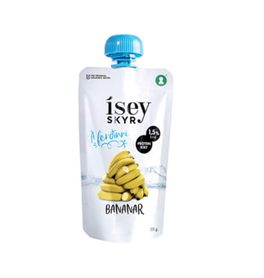 Ísey á ferðinni bananar 125 gr