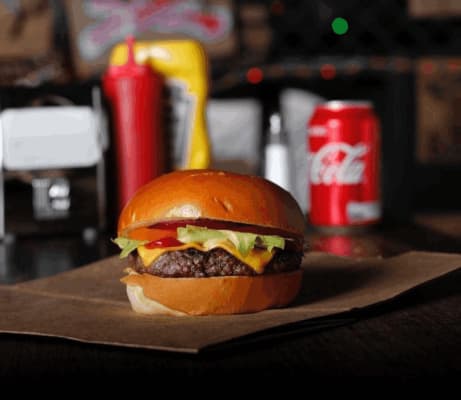 Búlluborgari m.osti 