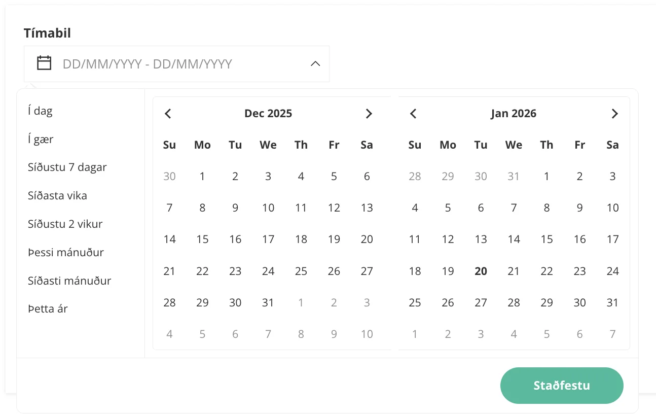 Date picker