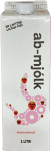 Arna ab mjólk jarðarber 1 ltr