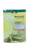 Garnier SkinActive C-vítamín ofurrakagefandi + lýsandi lakmaski 28 g