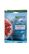 Garnier SkinActive Moisture Bomb blaðmaski með hýalúrónsýru og granatepli 28 g