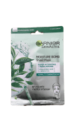 Garnier SkinActive Moisture Bomb lakmaska með hýalúrónsýru og grænu tei 28 g