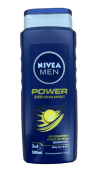 Nivea Men Power 3‑í‑1 sturtugel sítrusblanda 500 ml