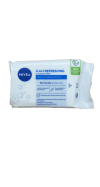 NIVEA 3-í-1 ferskir hreinsiklútar fyrir venjulega og blandaða húð, 25 stk