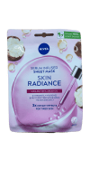 NIVEA Blöðgríma með serumi Húðarljómi Sheasmjör & arganolía 1 maski
