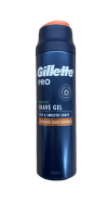 Gillette Pro Sensitive rakgel, ilmað, 200 ml
