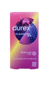 Durex Pleasure Me smokkar, venjuleg stærð, 10 stk