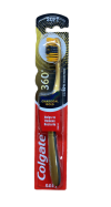 Colgate 360 Charcoal Gold mjúkur tannbursti 1 stk