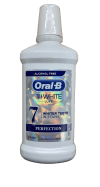 Oral-B 3D White Luxe Perfection áfengislaust munnskol, hreint myntubragð, 500 ml