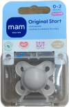 MAM Original Start Orthodontic Snúða 0–2 mán. Silicone 1 stk