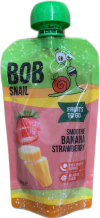 Bob Snail Smoothie Banani og Jarðarber 120 g