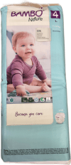 Bambo Nature bleyjur stærð 4 (7–14 kg) 48 stk