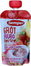 Semper Hafragrautur Jarðarber Banani Bláber 120 g