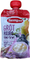 Semper hafragrautur pera & sveskja 120 g