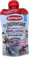 Semper Fjölkorna grautur með epli, jarðarberjum og bláberjum 120 g