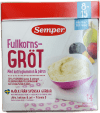Semper heilkornagrautur með sveskju og peru 470 g