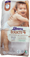 Libero Touch 4 buxnableyjur (7–11 kg) 34 stk