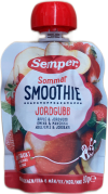 Semper Sommar Smoothie Epli og jarðarber 90 g
