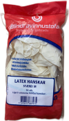 Blindravinnustofa latex hanskar, stærð M, 10 stk