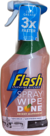 Flash glansandi eldhússprey björt mandarína 800 ml