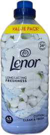 Lenor þvottamýkingarefni Bómull Hreint og Ferskt 1419 ml