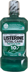 Listerine Total Care munnskol – tennur og tannhold, fersk mynta 500 ml